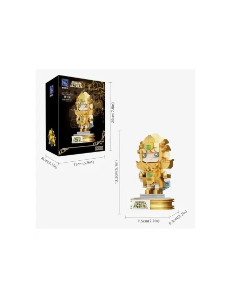 Leo mini set construccion 13 cm saint seiya