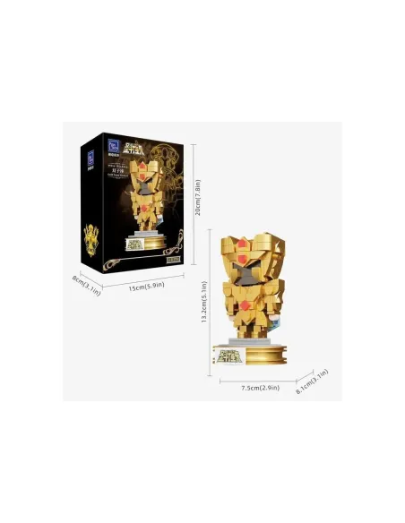 Gemini mini set construccion 13 cm saint seiya