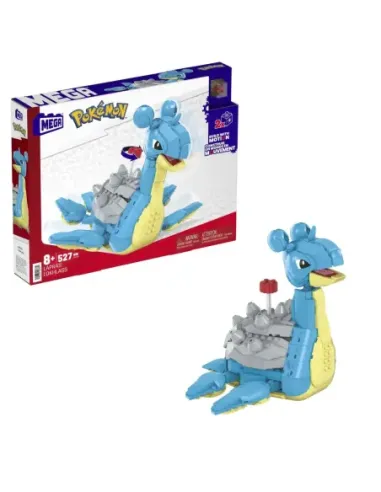 Figura mattel mega construx pokemon lapras 527 piezas