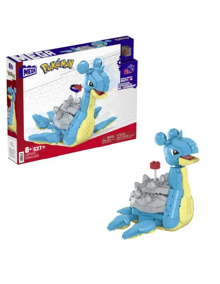 Figura mattel mega construx pokemon lapras 527 piezas