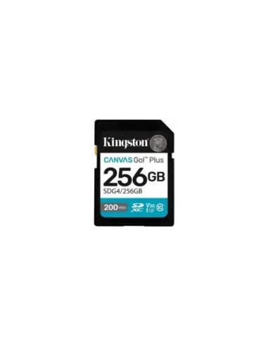 Tarjeta de Memoria Kingston CANVAS Go! Plus 256GB SD XC/ Clase 10/ 200MBs