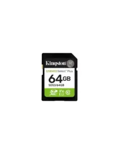 Tarjeta de Memoria Kingston CANVAS Select Plus 64GB SD XC/ Clase 10/ 100MBs
