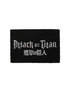 Felpudo 60x40 cm logo attack on titan