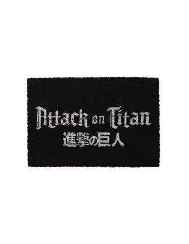 Felpudo 60x40 cm logo attack on titan