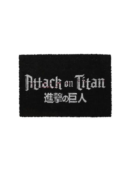 Felpudo 60x40 cm logo attack on titan