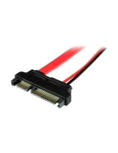 Cable sata startech 0.15m -  macho - hembra -  rojo