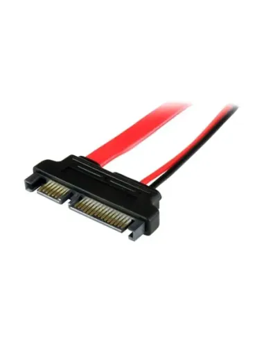 Cable sata startech 0.15m -  macho - hembra -  rojo