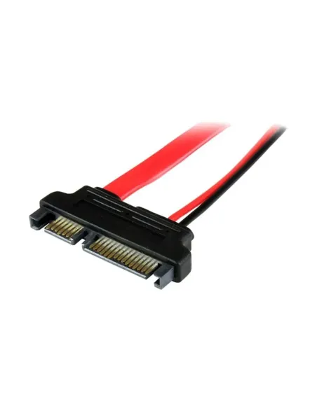Cable sata startech 0.15m -  macho - hembra -  rojo