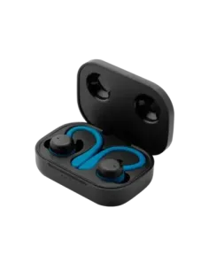 Auriculares deportivos phoenix spartan bluetooth 5.3 manos libres accesorios intercambiables detalles en azul