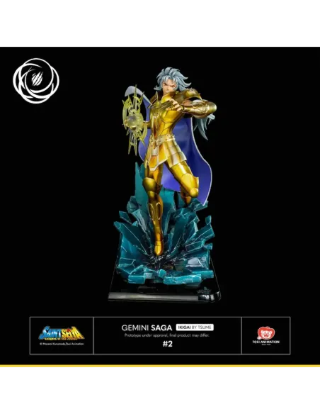 Figura tsume arts saint seiya gemini saga resina escala 1 - 6 ikigai