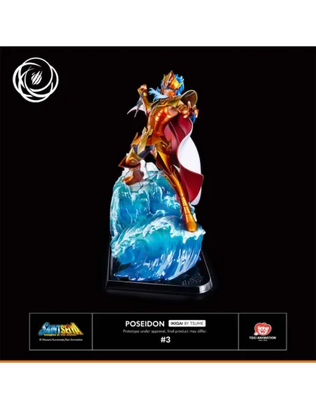 Figura tsume arts saint seiya poseidon resina escala 1 - 6 ikigai