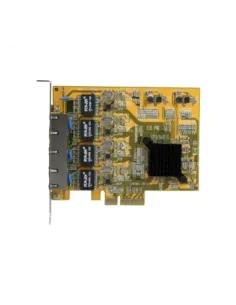 Tarjeta de red startech 4x rj45 pci express