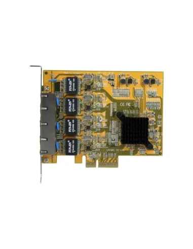 Tarjeta de red startech 4x rj45 pci express