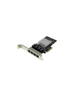 Tarjeta red startech ethernet gigabit 1000 4 port rj45 pcie