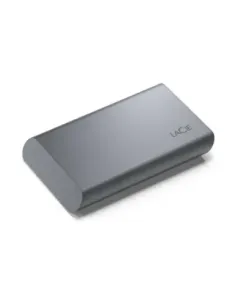 Disco duro externo lacie mobile secure 500gb usb tipo c gris