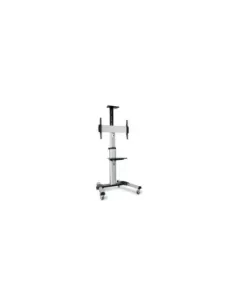 Soporte de Suelo Inclinable/ Orientable con Ruedas Fonestar STS-4064P para TV de 37-70"/ hasta 50kg
