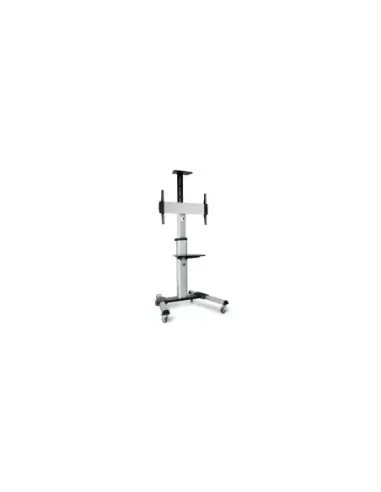 Soporte de Suelo Inclinable/ Orientable con Ruedas Fonestar STS-4064P para TV de 37-70"/ hasta 50kg