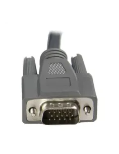 Cable 2x vga a usb startech 1.8m -  macho - macho -  negro