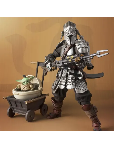 Figura tamashii nations the mandalorian star wars edicion exclusiva mandaloriano ronin & grogu meisho movie realization