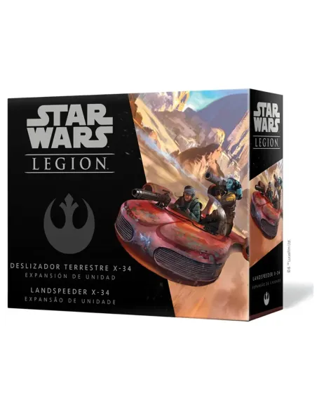 Juego de mesa star wars legion : deslizador terrestre x - 34 pegi 14