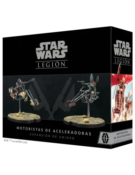 Juego de mesa star wars legion: motoristas de aceleradoras pegi 14