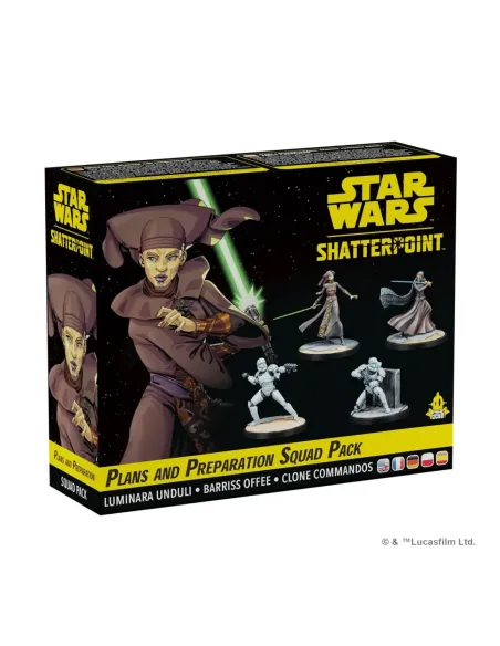 Juego de mesa star wars shatterpoint plans and preparation squad pack