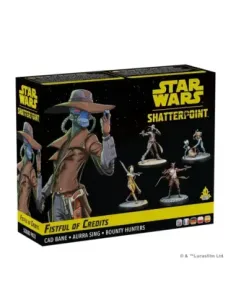 Juego de mesa star wars shatterpoint fistful of credits cad bane squad pack edad recomendada 14 años