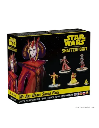 Juego de mesa star wars shatterpoint we are brave squad pack edad recomendada 14 años