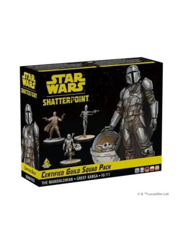 Juego de mesa star wars shatterpoint certified guild squad pack edad recomendada 14 años