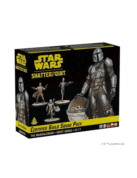 Juego de mesa star wars shatterpoint certified guild squad pack edad recomendada 14 años