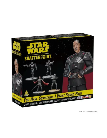 Juego de mesa star wars shatterpoint you have something i want squad pack edad recomendada 14 años