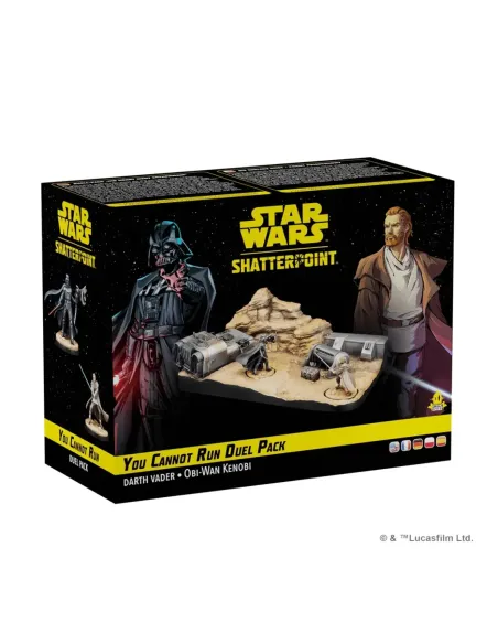 Juego de mesa star wars shatterpoint you cannot run duel pack