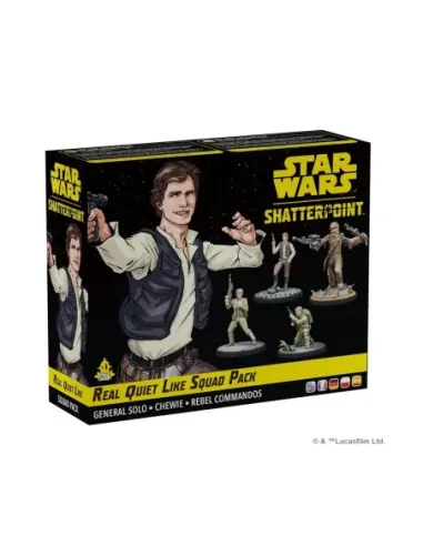 Juego de mesa star wars shatterpoint real quiet like squad pack edad recomendada 14 años