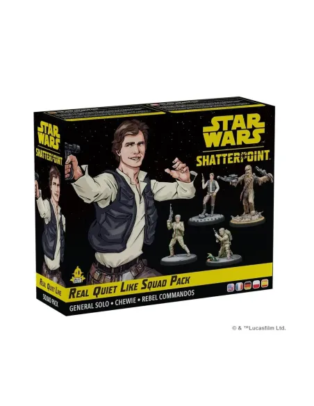 Juego de mesa star wars shatterpoint real quiet like squad pack edad recomendada 14 años