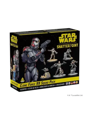 Juego de mesa clone force 99 squad pack edad recomendada 14 años