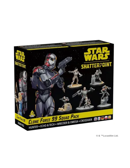 Juego de mesa clone force 99 squad pack edad recomendada 14 años