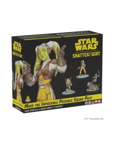 Juego de mesa star war shatterpoint make the impossible possible squad pack edad recomendada 14 años