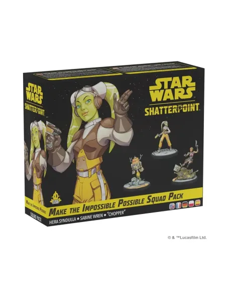 Juego de mesa star war shatterpoint make the impossible possible squad pack edad recomendada 14 años