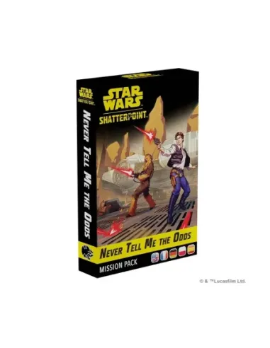 Juego de mesa star wars shatterpoint never tell me the odds mission pack edad recomendada 14 años