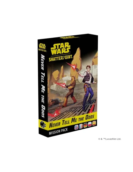 Juego de mesa star wars shatterpoint never tell me the odds mission pack edad recomendada 14 años