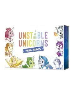 Juego de mesa unstable unicorns para niños edad recomendada 6 años