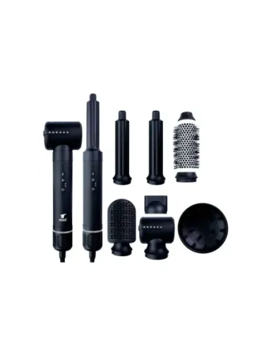 Secador de pelo thulos 7 en 1 th - by25 color negro 1400w