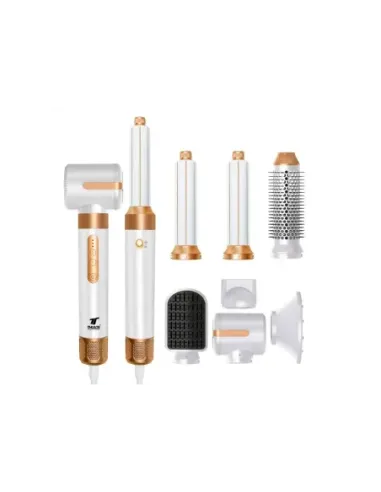 Secador de pelo thulos 7 en 1 th - by25 color blanco 1400w