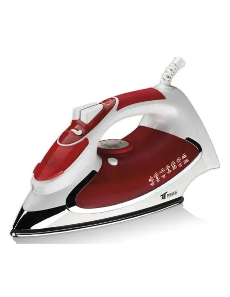 Plancha de vapor thulos th - pv2201 rojo 2200w