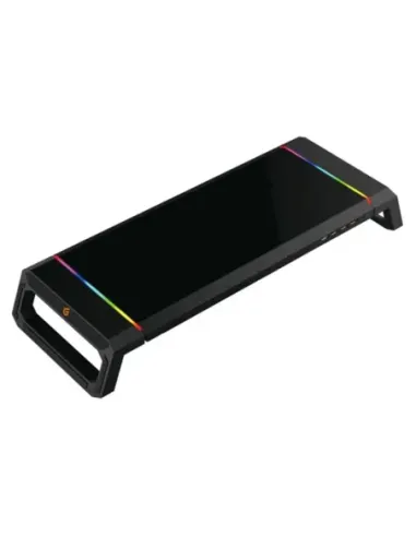 Soporte sobremesa gaming conceptronic hub usb 2.0 luz rgb