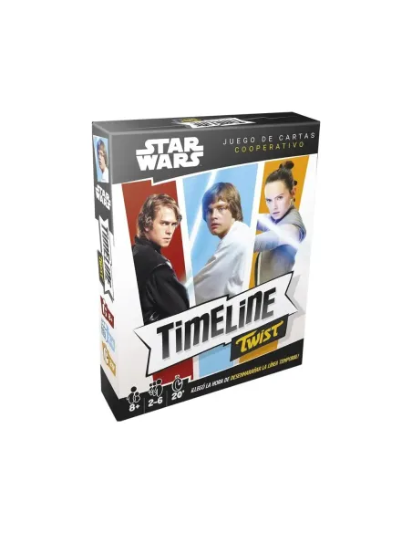 Juego de mesa timeline twist star wars edad recomendada 7 años