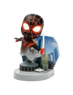 Figura mini diorama superama the loyal subjects spider man (mini morales) con efecto camuflaje