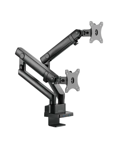 Phoenix mstand2 brazo articulado resorte de gas para doble monitor hasta 27 vesa 75 x 75 - 100 x 100 incluye 2 usb Phoenix mstand2 brazo articulado resorte de gas para doble monitor hasta 27 vesa 75 x 75 - 100 x 100 incluye 2 usb