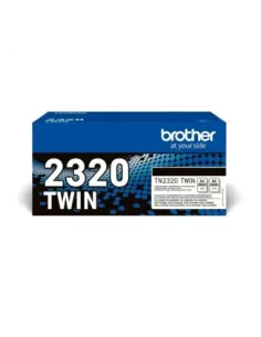 Pack toner brother tn2320twin negro 2uds