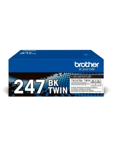 Pack toner brother tn247bktwin negro larga duracion